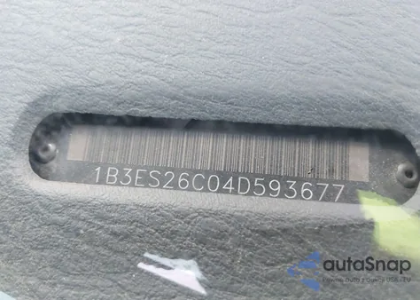 2004 Dodge Neon Se from USA, damaged, VIN 1B3ES26C04D593677